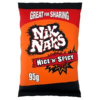 Nik Naks Nice 'N' Spicy Sharing Crisps 95g