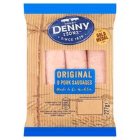 Henry Denny & Sons Gold Medal 8 Original Pork Sausages 227g