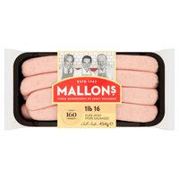 Mallon's 16 Pure Irish Pork Sausages 454g
