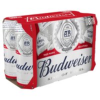 Budweiser King of Beers Lager Beer 8 x 500ml
