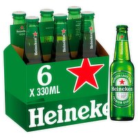 Heineken Premium Lager beer 6 x 330 ml bottle