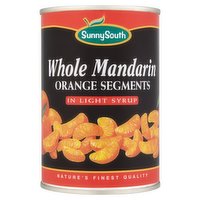 Sunny South Whole Mandarin Orange Segments in Light Syrup 420g