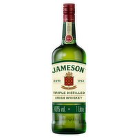 Jameson Triple Distilled Irish Whiskey 1 Litre