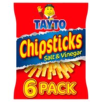 Tayto Chipsticks Salt & Vinegar Flavour 6 x 28g