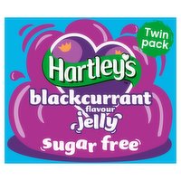 Hartley's Sugar Free Blackcurrant Flavour Jelly 2 x 11.5g