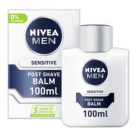 NIVEA NIVEA MEN Sensitive 0% Alcohol Post Shave Balm 100ml 
