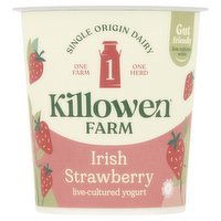 Killowen Farm Irish Strawberry Live-Cultured Yogurt 135g