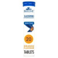 Beeline 1350mg Glucosamine + Effervescent 20 Orange Flavour Tablets