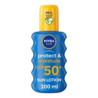 NIVEA SUN Protect & Moisture Sunscreen Spray SPF 50 200ml 