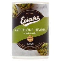 Epicure Artichoke Hearts in Salted Water 390g