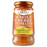 Sacla' Whole Cherry Tomato Italian Pasta Sauce with Parmigiano Reggiano 350g