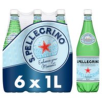 San Pellegrino Sparkling Natural Mineral Water 6x1L
