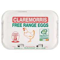 Claremorris 6 Free Range Eggs Medium