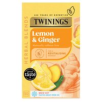 Twinings Lemon & Ginger 20 Tea Bags 30g