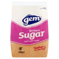 Gem Brown Sugar Soft Light Sugar 500g