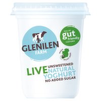 Glenilen Farm Unsweetened Live Natural Yoghurt 500g