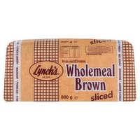 Lynch's Wholemeal Brown Sliced 800g