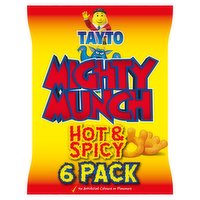 Tayto Mighty Munch Hot & Spicy Flavour 6 x 26g
