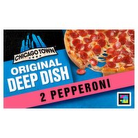 Chicago Town 2 Deep Dish Pepperoni Mini Pizzas 2 x 155g