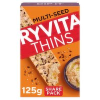 Ryvita Thins Multi-Seed Flatbread Crackers 125g