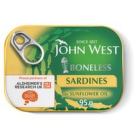 John West Boneless Sardines in Sunflower Oil 95g