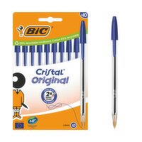 BIC Cristal Original Pens Blue x10