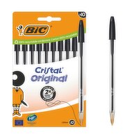 BIC Cristal Original Pens Black x10