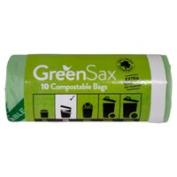GreenSax 10 13L Compostable Caddy Bin Bags