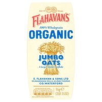Flahavan's Organic Jumbo Oats 1kg