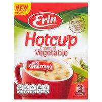 Erin Hotcup Cream of Vegetable with Croutons 79g