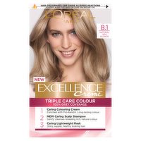 L'Oreal Excellence 8.1 Natural Ash Blonde Permanent Hair Dye