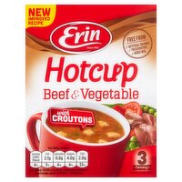 Erin Hotcup Beef & Vegetable with Croutons 63g