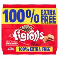 Jacob's Figrolls 400g 100% Extra Free
