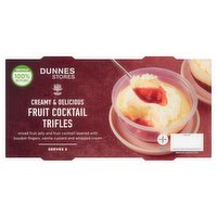 Dunnes Stores Fruit Cocktail Trifles 2 x 140g (280g)