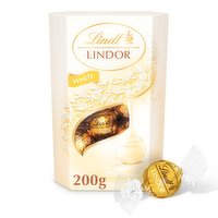 Lindt Lindor White Chocolate Truffles Box 200g