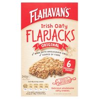 Flahavan's Irish Oaty Flapjacks Original 6 x 40g (240g)