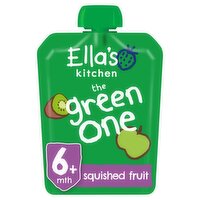 Ella's Kitchen Organic The Green One Smoothie Baby Food Pouch 6+ Months 90g