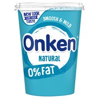 Onken 0% Fat Free Natural Yogurt 450g