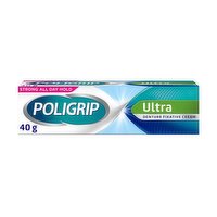 Poligrip Denture Adhesive Fixative Cream, 40g