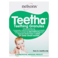 Nelsons Teetha Teething Granules from 3 months + only