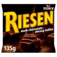 Riesen Dark Chocolate - Chewy Toffee 135g