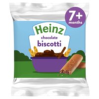 Heinz So Yummy Chocolate Biscotti Baby Food Snacks 7+ Months 60g