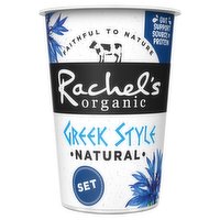 Rachel's Organic Greek Style Set Natural Yogurt 450g