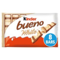 Kinder Bueno White Milk and Hazelnuts Bars 4 x 39g (156g)