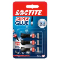 Loctite Super Glue Original Mini Trio 3x1g