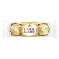 Ferrero Rocher Milk Chocolate Hazelnut Pralines Treat Pack 3 Pieces 37.5g