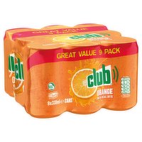 Club Orange Cans 9 x 330ml