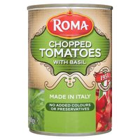 Roma Chopped Tomatoes with Basil 400g