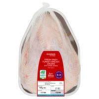 Dunnes Stores Fresh Irish Turkey Breast Crown with Prime Wings 1.9kg