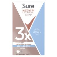 Sure Maximum Protection Deodorant Cream Stick Clean Scent 45 ml 